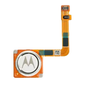 Botão Home With Sensor de Impressão Digital Flex Cable para Motorola Moto G7 (XT1962 / 2019) (OEM Original) (Clear White)