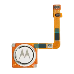 Botão Home With Sensor de Impressão Digital Flex Cable para Motorola Moto G7 (XT1962 / 2019) (OEM Original) (Clear White)