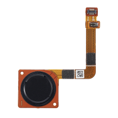 Botão Home With Sensor de Impressão Digital Flex Cable para Motorola Moto G7 (XT1962 / 2019) (Ceramic Black)