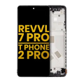 Ecrã OLED com Aro para T-Mobile Revvl 7 Pro / T Phone 2 Pro 5G (Recondicionado) (Todas as Cores)