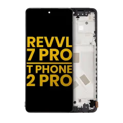 Ecrã OLED com Aro para T-Mobile Revvl 7 Pro / T Phone 2 Pro 5G (Recondicionado) (Todas as Cores)