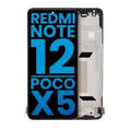 Ecrã LCD com Aro para Xiaomi Redmi Note 12 5G / Poco X5 (Aftermarket: Incell) (Todas as Cores)