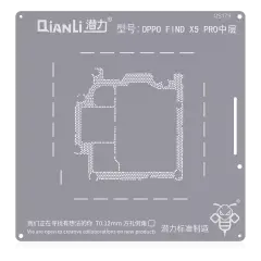 Bumblebee Stencil (QS179) para OPPO Find X5 Pro Middle Frame (Qianli)