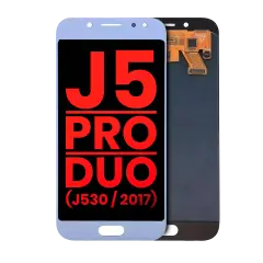 Ecrã OLED sem Aro para Samsung Galaxy J5 / Pro / Duo (J530 / 2017) (Compatível Plus) (Blue / Silver)