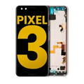 Ecrã OLED com Aro para Google Pixel 3 (Recondicionado) (Pink)