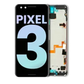 Ecrã OLED com Aro para Google Pixel 3 (OEM Original) (Clearly White)