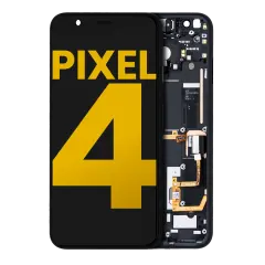 Ecrã OLED com Aro para Google Pixel 4 (Recondicionado) (Oh So Orange Power Button)