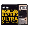 Outer Ecrã OLED para Motorola Razr Plus 2024 / Razr 50 Ultra (XT2451 / 2024) / Razr Plus 2025 (XT2557)/ Razr Plus 2026 (XT2659)/ Razr 70 Plus(XT2659)(Recondicionado) (Todas as Cores)
