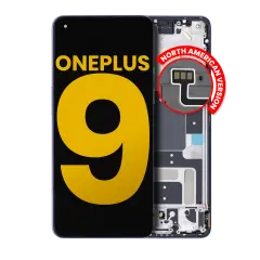 Ecrã OLED com Aro para OnePlus 9 (US Version) (Recondicionado) (Winter Mist)