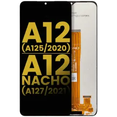 Ecrã LCD sem Aro para Samsung Galaxy A12 (A125 / 2020) / A12 Nacho (A127 / 2021) (Recondicionado) (Todas as Cores)