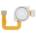 Leitor de Impressão Digital With Flex Cable para Motorola Moto G Fast (XT2045 / 2020) (OEM Original) (Pearl White)