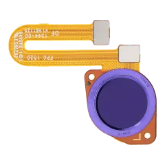 Leitor de Impressão Digital With Flex Cable para Motorola Moto G9 Power (XT2091 / 2020) (Electric Violet)