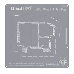 Bumblebee Stencil (QS134) para OPPO Find X2 Pro Middle Layered (Qianli)