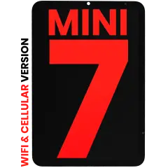 LCD Assembly With Digitizer para iPad Mini 7 (2024) (WiFi & Cellular) (Compatível Plus) (Todas as Cores)