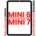Digitizer para iPad Mini 6 (2021) / Mini 7 (2024) (WiFi / Cellular) (OCA Pre-Installed & Glass Separation Required) (Compatível Plus) (Todas as Cores)