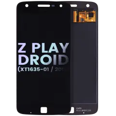 Ecrã LCD sem Aro para Motorola Moto Z Play Droid (XT1635-01 / 2016) (OEM Original) (Black)