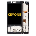 Ecrã LCD com Aro para BlackBerry KEYone (Recondicionado) (Bronze)