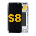 Ecrã OLED com Aro para Samsung Galaxy S8 (Recondicionado) (Coral Blue)