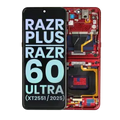 Main Ecrã OLED para Motorola Razr Plus / Razr 60 Ultra (XT2551 / 2025) (OEM Original) (Rio Red)