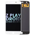 Ecrã LCD sem Aro para Motorola Moto Z Play Droid (XT1635-01 / 2016) (OEM Original) (White)