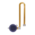 Leitor de Impressão Digital With Flex Cable para Motorola Moto G8 Power Lite (XT2055 / 2020) (Royal Blue)