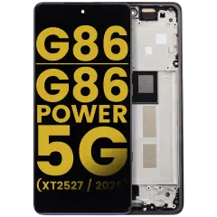 Ecrã OLED com Aro para Motorola Moto G86 / G86 Power 5G (XT2527 / 2025) (Recondicionado) (Spellbound)