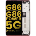 Ecrã OLED com Aro para Motorola Moto G86 / G86 Power 5G (XT2527 / 2025) (Recondicionado) (Chrysanthemum)
