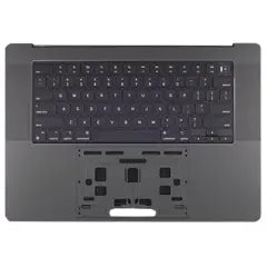Palmrest with Battery and Keyboard (ANSI US) para MacBook Pro 16" A2991 (2023) (OEM Original) (Cinzento Sideral)