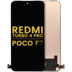 Ecrã OLED sem Aro para Xiaomi 15T 5G / Xiaomi Redmi Turbo 4 Pro / Xiaomi Poco F7 (Recondicionado) (Todas as Cores)