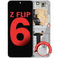 Inner Ecrã OLED com Aro Compatible para Samsung Galaxy Z Flip 6 5G (F741) (US & International) (Compatível Plus) (White)