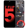 Inner Ecrã OLED com Aro Compatible para Samsung Galaxy Z Flip 5 5G (F731) (US & International) (Compatível Plus) (Graphite)
