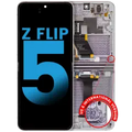 Inner Ecrã OLED com Aro Compatible para Samsung Galaxy Z Flip 5 5G (F731) (US & International) (Aftermarket) (Lavender)
