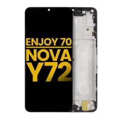 Ecrã LCD com Aro para Huawei Enjoy 70 / Nova Y72 (Recondicionado) (Todas as Cores)