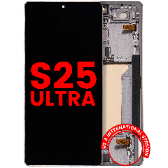 Ecrã OLED com Aro para Samsung Galaxy S25 Ultra 5G (Compatível Plus) (US & International) (Titanium Pink Gold / Jade Green / Grey)
