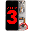 Inner Ecrã OLED com Aro Compatible para Samsung Galaxy Z Flip 3 5G (F711) (US & International) (Compatível Plus) (Cream)
