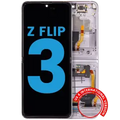 Inner Ecrã OLED com Aro Compatible para Samsung Galaxy Z Flip 3 5G (F711) (US & International) (Aftermarket) (Lavender)