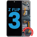 Inner Ecrã OLED com Aro Compatible para Samsung Galaxy Z Flip 3 5G (F711) (US & International) (Aftermarket) (Green)