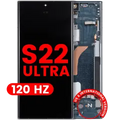 Ecrã OLED com Aro para Samsung Galaxy S22 Ultra 5G (US & International Version) (Aftermarket Pro) (120Hz) (Green)