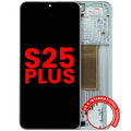 Ecrã OLED com Aro para Samsung Galaxy S25 Plus 5G (US & International Version) (Compatível Plus) (Mint)