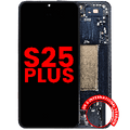 Ecrã OLED com Aro para Samsung Galaxy S25 Plus 5G (US & International Version) (Compatível Plus) (Blue Black)