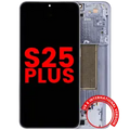 Ecrã OLED com Aro para Samsung Galaxy S25 Plus 5G (US & International Version) (Compatível Plus) (Icy Blue)