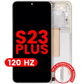 Ecrã OLED com Aro para Samsung Galaxy S23 Plus (US & International) (Compatível Plus) (120Hz) (Cream)