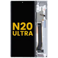Ecrã OLED com Aro para Samsung Galaxy Note 20 Ultra 5G (Recondicionado) (Mystic White)