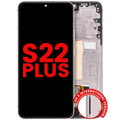 Ecrã OLED com Aro para Samsung Galaxy S22 Plus 5G (US & International Version) (Compatível Plus) (Pink Gold / Violet)