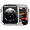 Housing Assembly Compatible para Watch Series 8 (45MM) (OEM Usado: Grau A) (GPS Version) (Aluminum / Silver)
