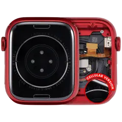 Housing Assembly Compatible para Watch Series 9 (45MM) (OEM Usado: Grau A) (Cellular Version) (Aluminum / Red)