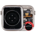 Housing Assembly Compatible para Watch Series 9 (45MM) (OEM Usado: Grau A) (Cellular Version) (Aluminum / Starlight)