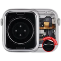 Housing Assembly Compatible para Watch Series 9 (45MM) (OEM Usado: Grau A) (Cellular Version) (Aluminum / Silver)