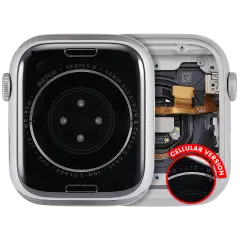 Housing Assembly Compatible para Watch Series 9 (45MM) (OEM Usado: Grau A) (Cellular Version) (Aluminum / Silver)