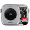 Housing Assembly Compatible para Watch Series SE 2nd (40MM) (OEM Usado: Grau A) (GPS Version) (Aluminum / Silver)